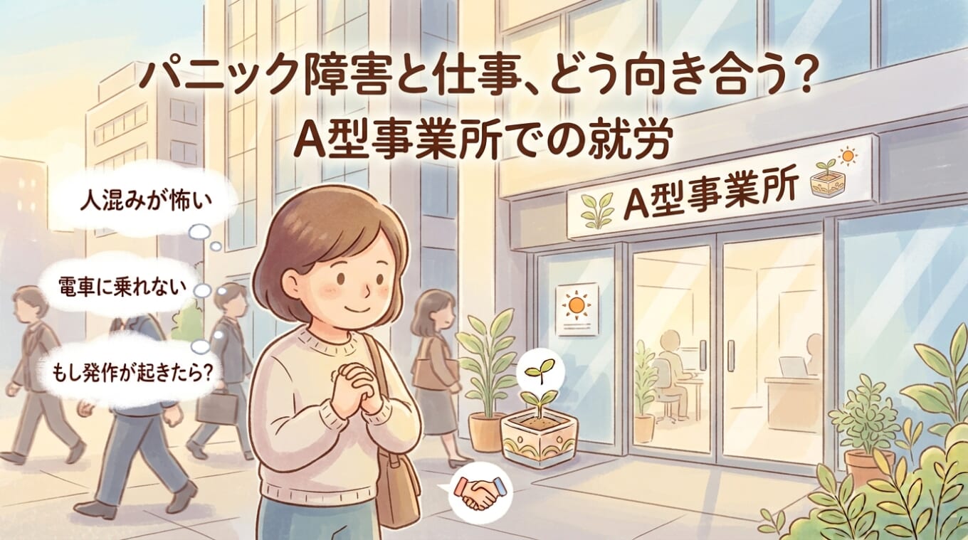 パニック障害でも働きたい方へ